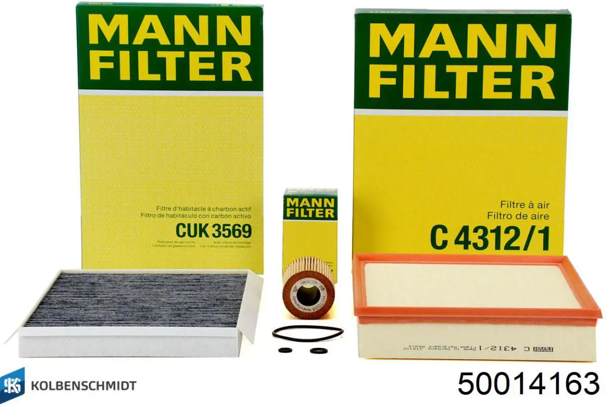 50014163 Kolbenschmidt filtro de aire