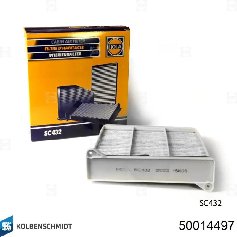 Filtro de habitáculo 50014497 Kolbenschmidt