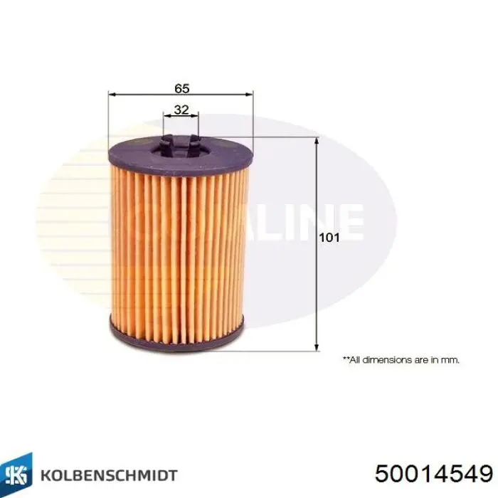 Comprar 50014549 Kolbenschmidt Filtros de aceite