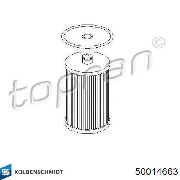 Comprar 50014663 Kolbenschmidt Filtro diesel