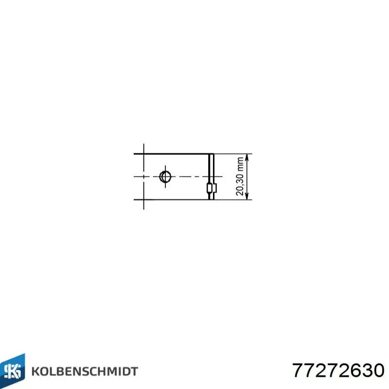 Comprar 77272630 Kolbenschmidt Juego de cojinetes de biela, tercera reparación (+0,75 mm)