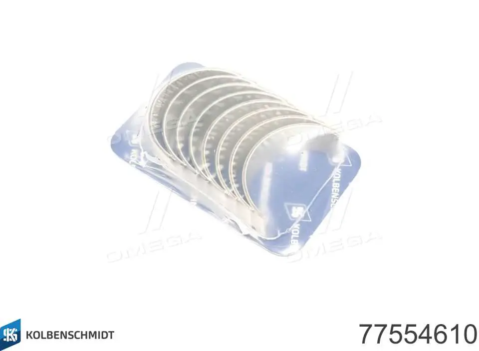 Juego de cojinetes de biela, cota de reparación (+0,25 mm) 77554610 Kolbenschmidt