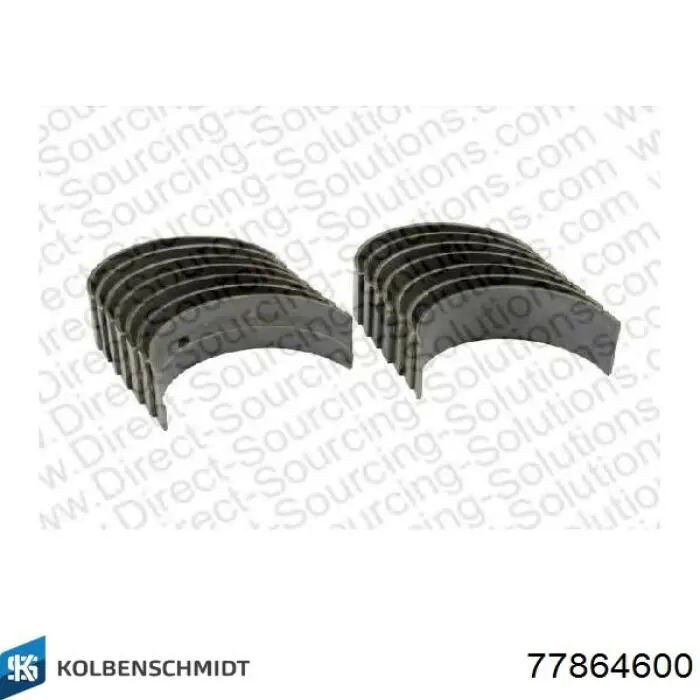 77710600 Kolbenschmidt Juego de cojinetes de cigüeñal, estándar, STD