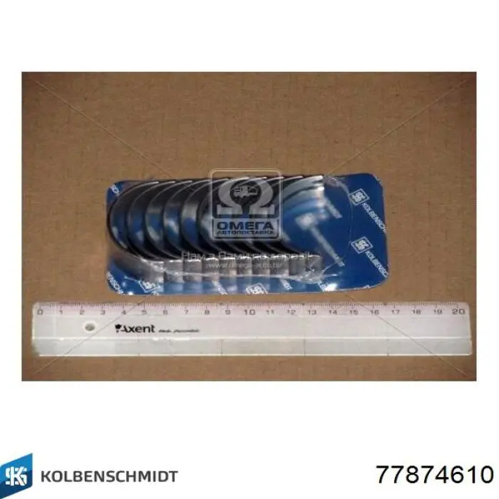 77874610 Kolbenschmidt Juego de cojinetes de cigüeñal, cota de reparación (+0,25 mm)