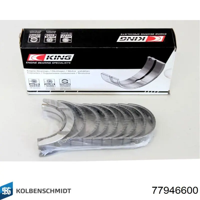 Comprar 77946600 Kolbenschmidt Juego de cojinetes de cigüeñal, estándar, STD