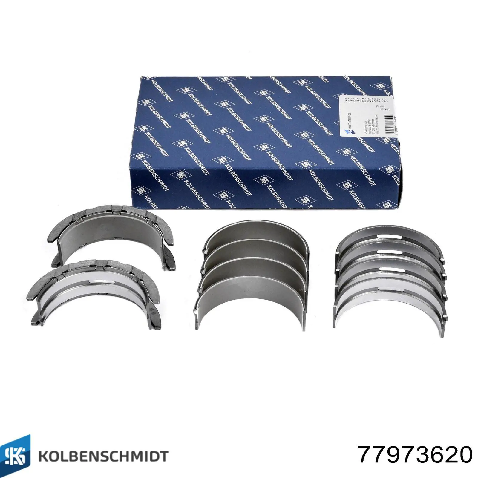 Juego de cojinetes de cigüeñal, cota de reparación (+0,50 mm) Kolbenschmidt 77973620 precio, desde 25,53 EUR