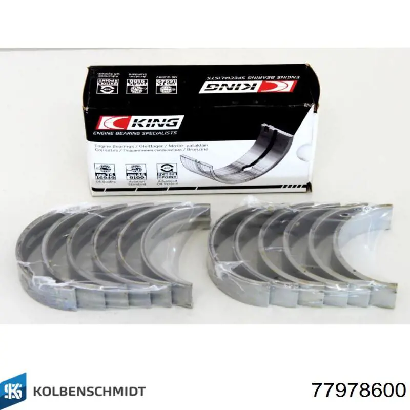 Comprar 77978600 Kolbenschmidt Juego de cojinetes de cigüeñal, estándar, STD