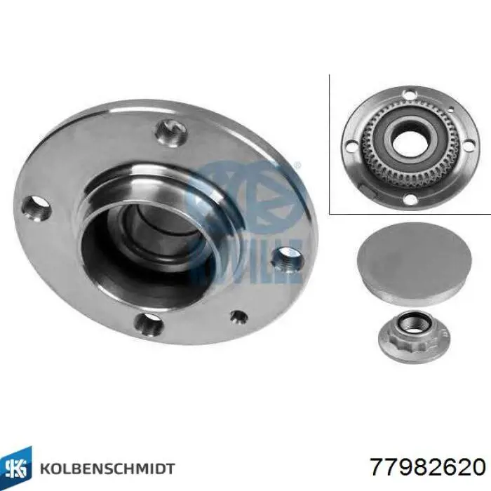 77982620 Kolbenschmidt Juego de cojinetes de biela, cota de reparación (+0,50 mm)