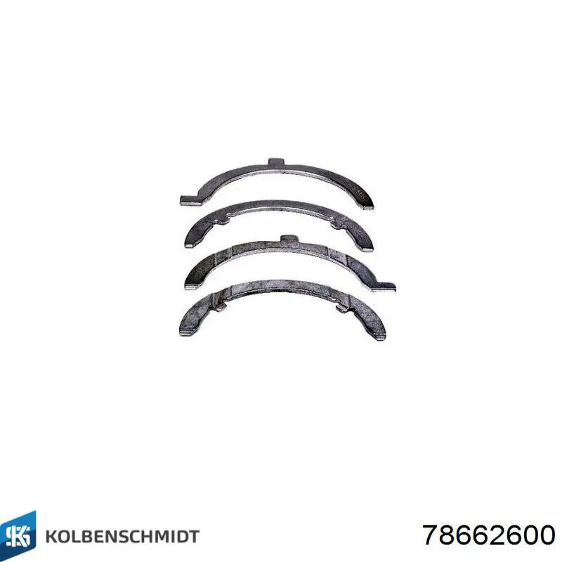 78662600 Kolbenschmidt Kit de discos distanciador, cigüeñal, STD.
