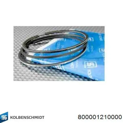 Aros de pistón para 1 cilindro, STD 800001210000 Kolbenschmidt