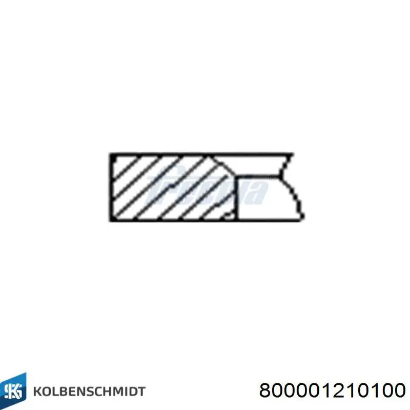 Juego de aros de pistón para 1 cilindro, sobremedida (+1,00 mm) Kolbenschmidt 800001210100 precio, desde 16,53 EUR