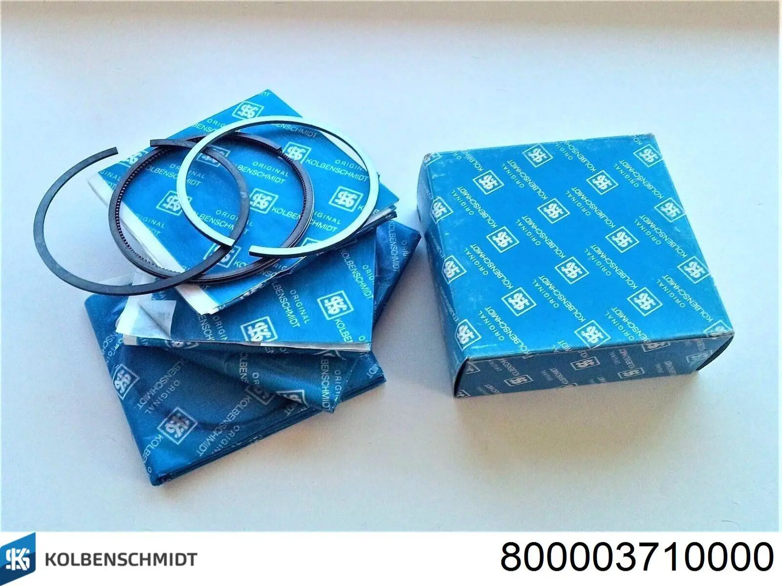 800003710000 Kolbenschmidt Juego de anillos de pistón para 1 cilindro, STD
