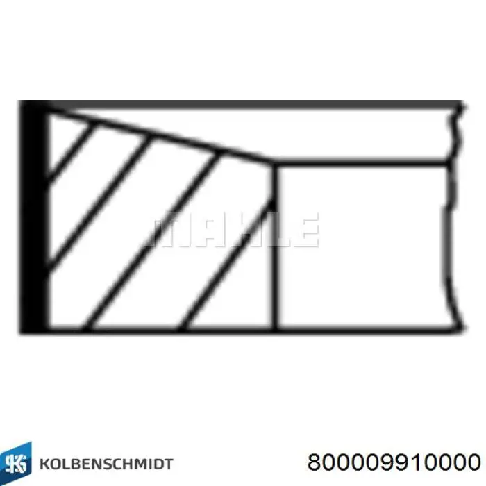Juego de anillos de pistón para 1 cilindro, STD Kolbenschmidt 800009910000 precio, desde 23,97 EUR