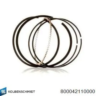 Aros de pistón para 1 cilindro, STD 800042110000 Kolbenschmidt
