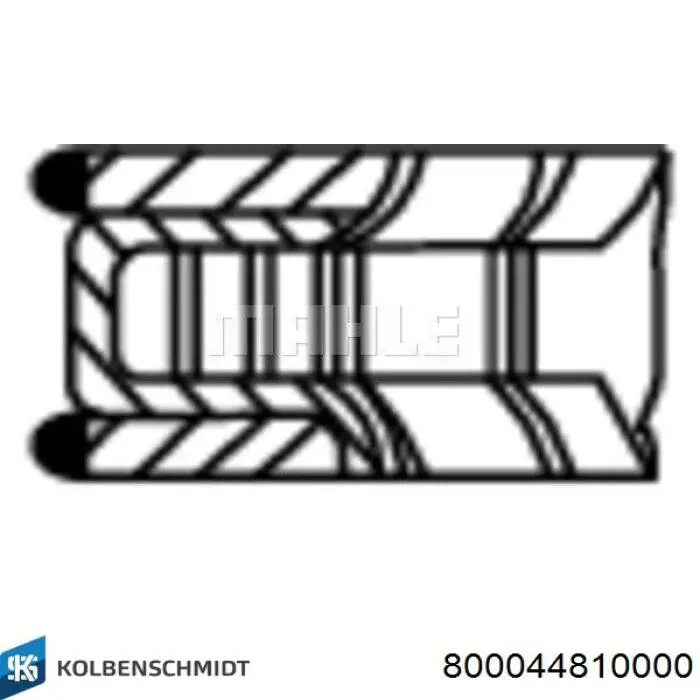 Comprar 800044810000 Kolbenschmidt Aros de pistón para 1 cilindro, STD