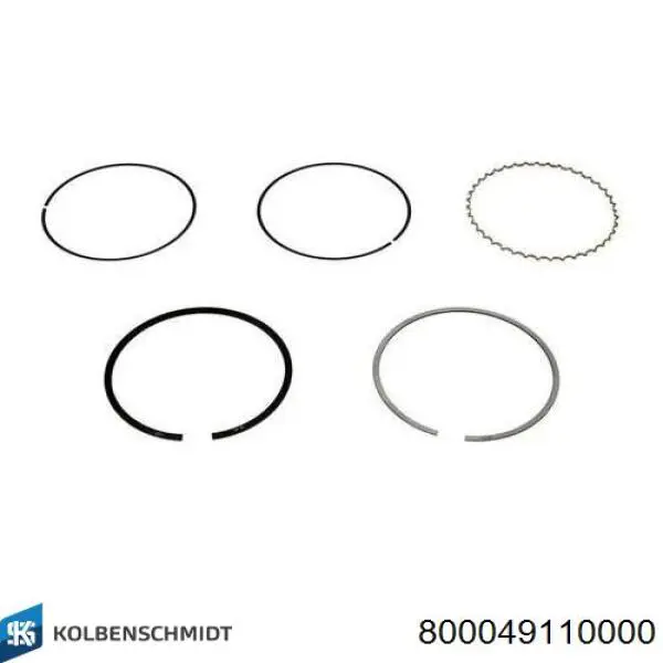 Comprar 800049110000 Kolbenschmidt Aros de pistón para 1 cilindro, STD