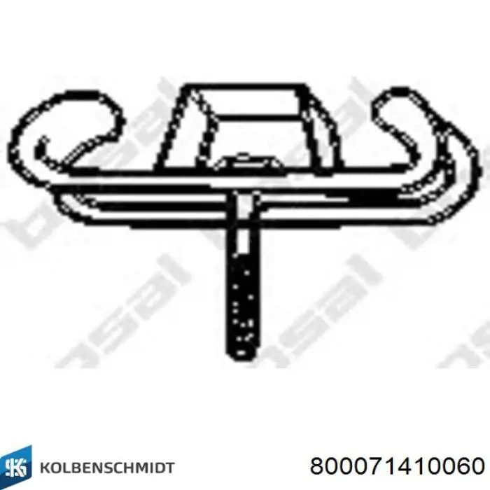 Juego de aros de pistón para 1 cilindro, sobremedida (+0,65 mm) 0640Q2 Peugeot/Citroen