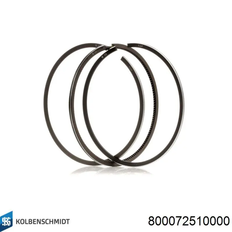 800072510000 Kolbenschmidt Juego de anillos de pistón para 1 cilindro, STD