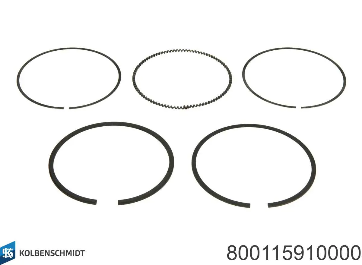 800115910000 Kolbenschmidt Juego de anillos de pistón para 1 cilindro, STD