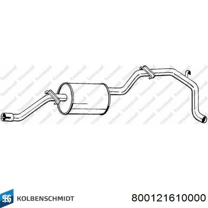 Juego de aros de pistón para 1 cilindro, STD Mercedes G (W463)