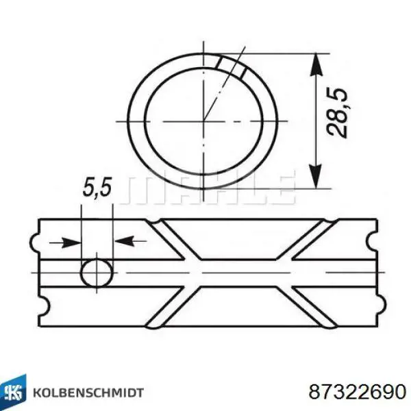 Comprar 87322690 Kolbenschmidt Buje de biela