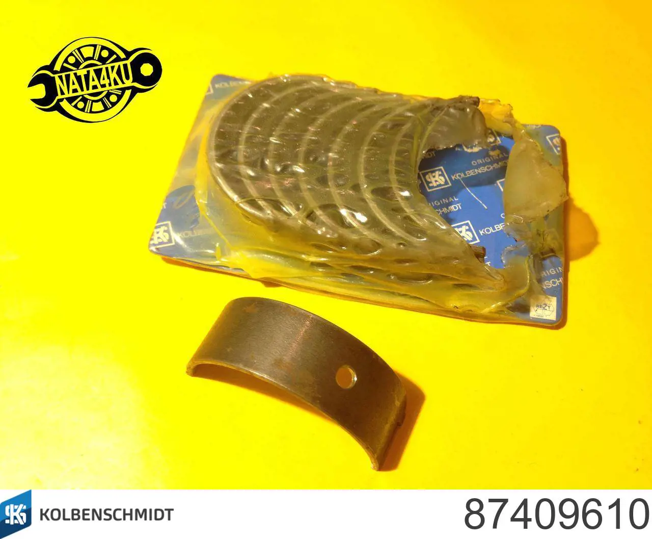 87409610 Kolbenschmidt Juego de cojinetes de biela, cota de reparación (+0,25 mm)