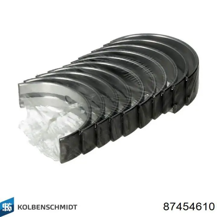 87454610 Kolbenschmidt Juego de cojinetes de cigüeñal, cota de reparación (+0,25 mm)