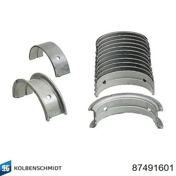 87491601 Kolbenschmidt Juego de cojinetes de cigüeñal, estándar, STD