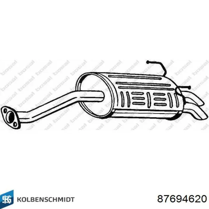A6170300460 Mercedes juego de cojinetes de biela, cota de reparación +0,50 mm