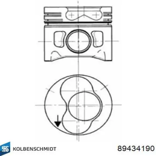 Comprar 89434190 Kolbenschmidt Camisa del cilindro