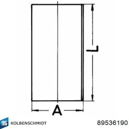 Camisa del cilindro Kolbenschmidt 89536190 precio, desde 53,03 EUR