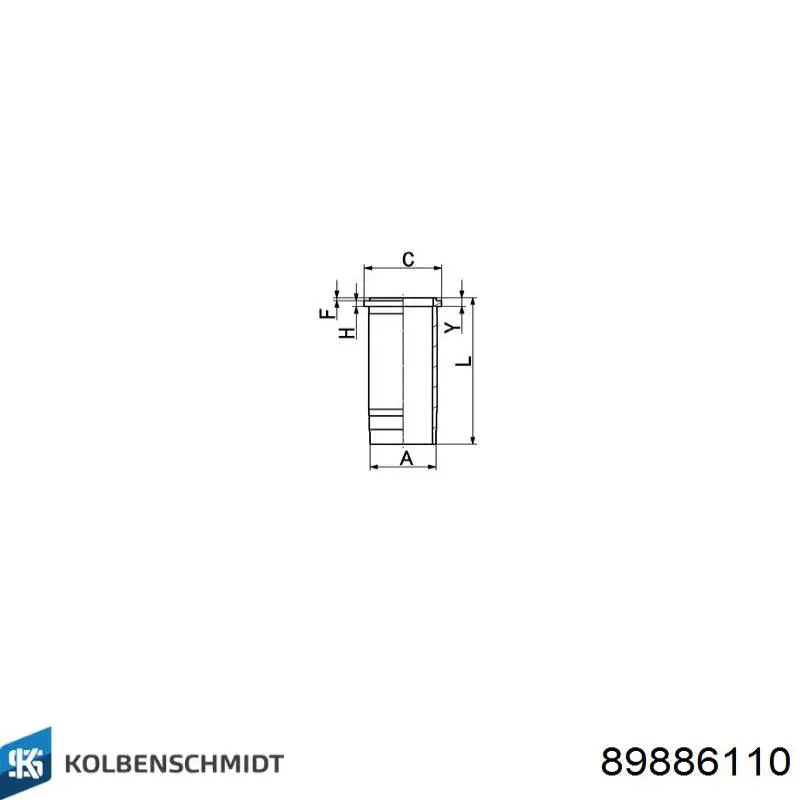 Camisa del cilindro Kolbenschmidt 89886110 precio, desde 101,70 EUR