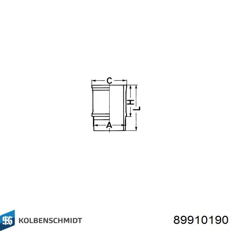 Camisa del cilindro Kolbenschmidt 89910190 precio, desde 31,91 EUR