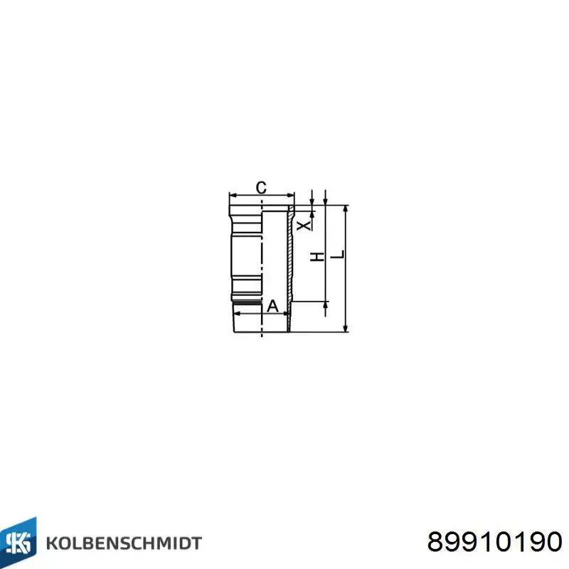 Comprar 89910190 Kolbenschmidt Camisa del cilindro