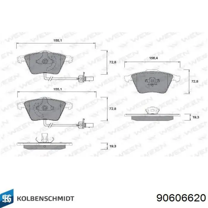 Pistón completo para 1 cilindro, cuarta sobremedida (+1,00 mm) Kolbenschmidt 90606620 precio, desde 67,08 EUR