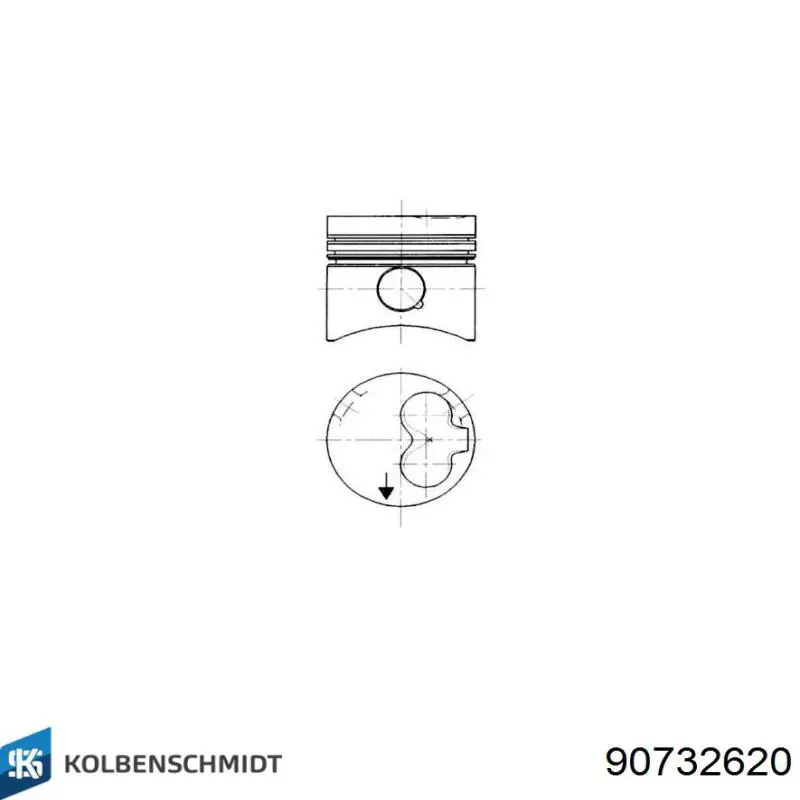 Pistón completo para 1 cilindro, cuarta sobremedida (+1,00 mm) NE/NPR 130050000129 precio, desde 51,47 EUR