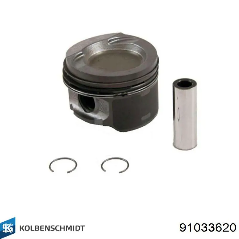 Pistón completo para 1 cilindro, cuarta sobremedida (+1,00 mm) Kolbenschmidt 91033620 precio, desde 94,80 EUR
