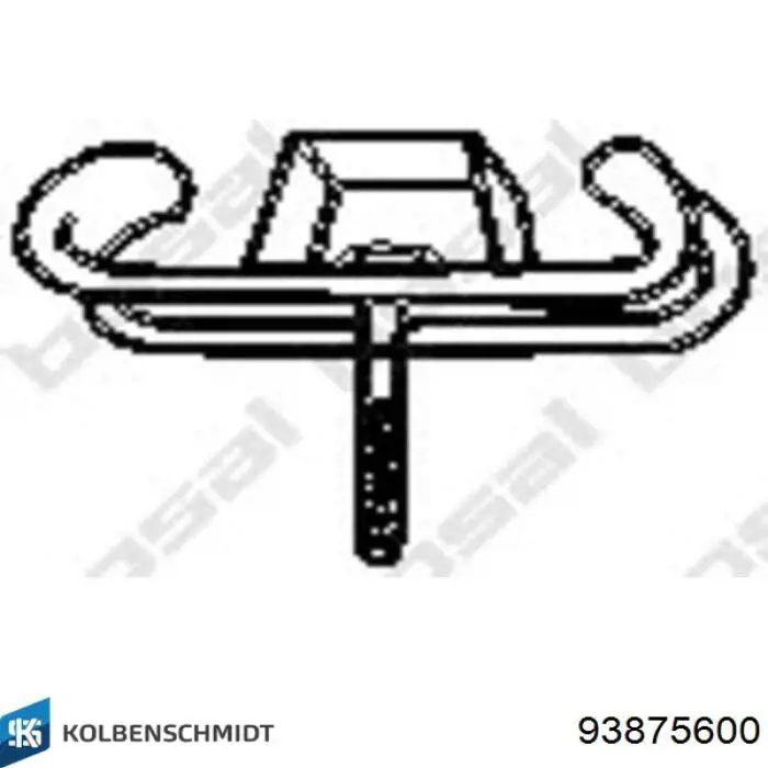 93875600 Kolbenschmidt pistón completo para 1 cilindro, std