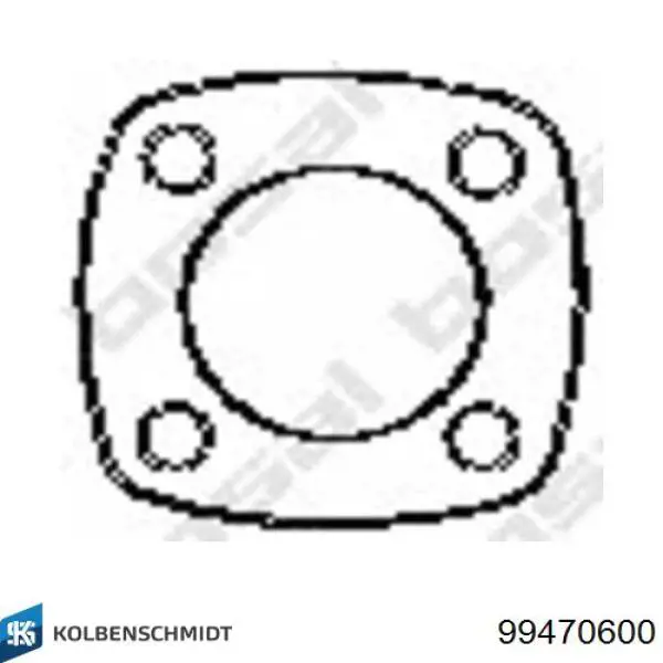 99470600 Kolbenschmidt pistón completo para 1 cilindro, std