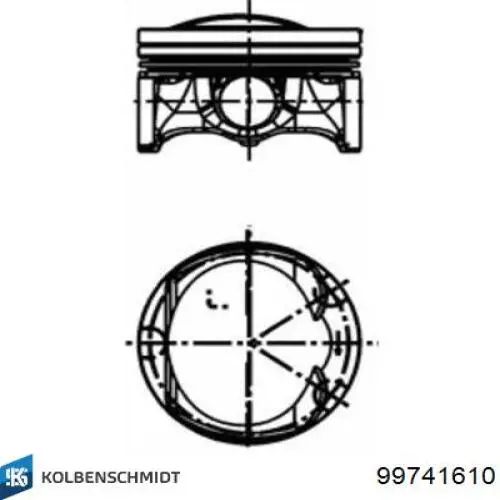 Comprar 130035001121 NE/NPR Pistón completo para 1 cilindro, segunda reparación (+0,50 mm)