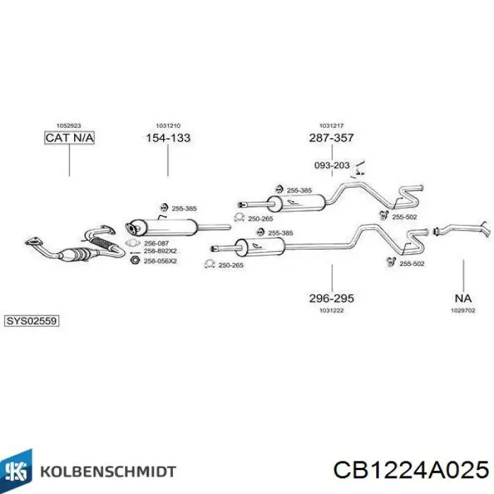 CB1224A025 Kolbenschmidt Juego de cojinetes de biela, cota de reparación (+0,25 mm)