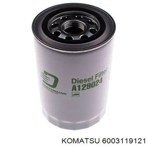 6003119121 Komatsu filtro de combustible