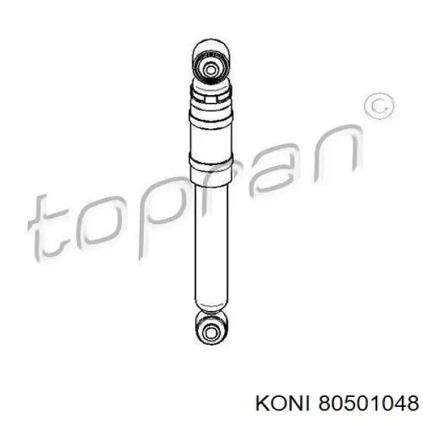 Amortiguador trasero Opel Astra 51, 52, F35, M35