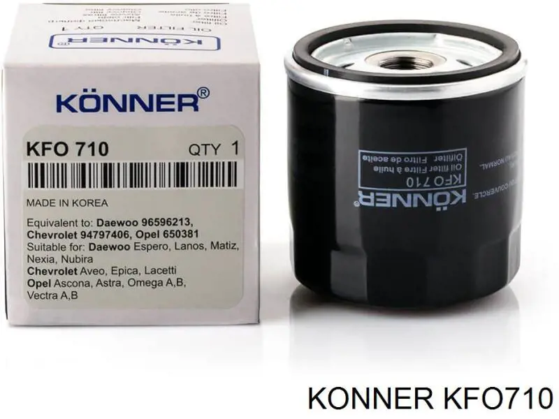 KFO710 Konner filtro de aceite