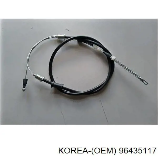 96435117 Korea (oem) cable de freno de mano trasero izquierdo