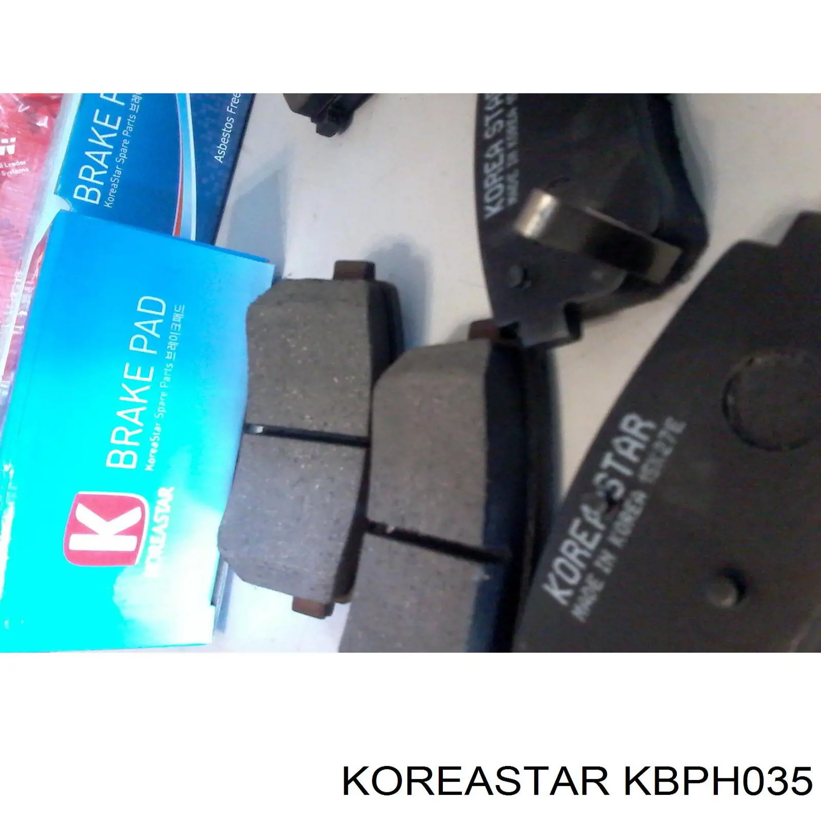 KBPH-035 Koreastar pastillas de freno delanteras