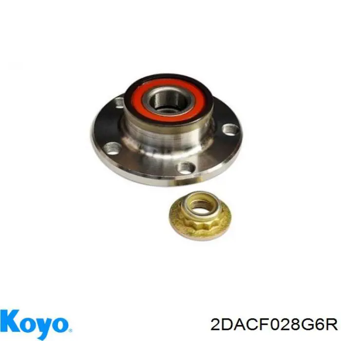 2DACF028G6R Koyo Buje de rueda trasero