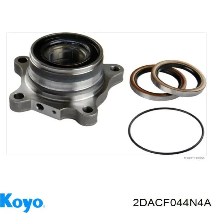2DACF044N4A Koyo Cubo de rueda trasero izquierdo