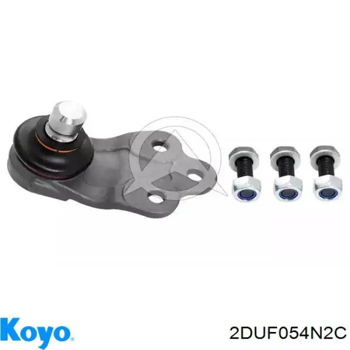 Cojinete de rueda delantero 2DUF054N2C Koyo