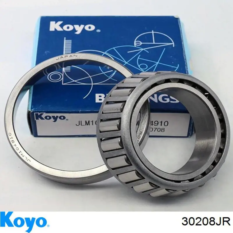 30208 JR Koyo cojinete de diferencial, eje trasero